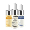 LANBENA 3pcs Hyaluronic Acid Serum Six Peptides Serum 24K Gold Anti-Aging Vitamin E