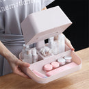 Bakeey Dressing Box Desktop Large Capacity Drawer Integrated Skin Care Lipstick Makeup Remote Control Tissue Organizer Box Storage Baskets