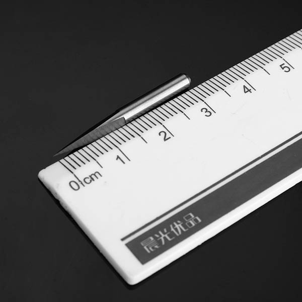 5pcs 3.175mm Shank 0.1mm 15/20/30/45/60 Degree Tungsten Steel Engraving Bits CNC Tool