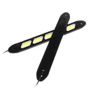 2Pcs 5W 12V Car LED Daytime Running Lights DRL Fog Lights COB 10 LED Singnal Waterproof Lamps