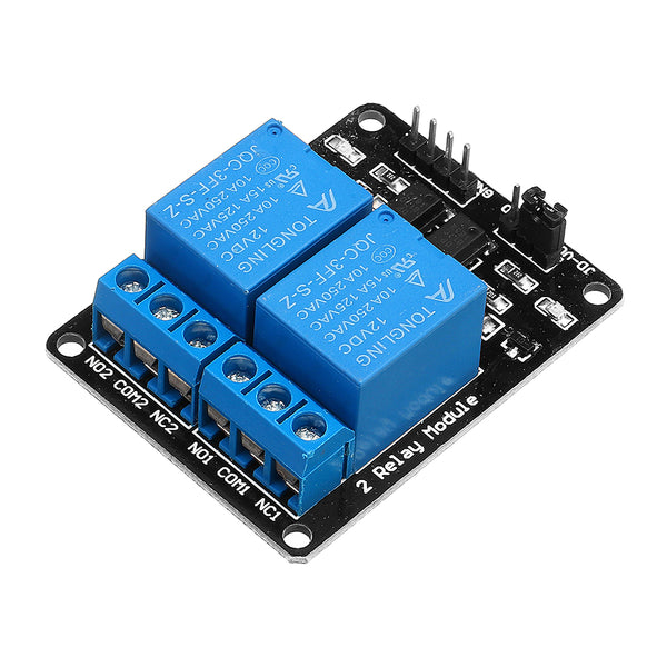 10pcs 2 Channel Relay Module 12V with Optical Coupler Protection Relay Extended Board