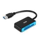 SSK SCRM330 3-In-1 USB 3.0 to Micro SD TF CF SD Card Reader