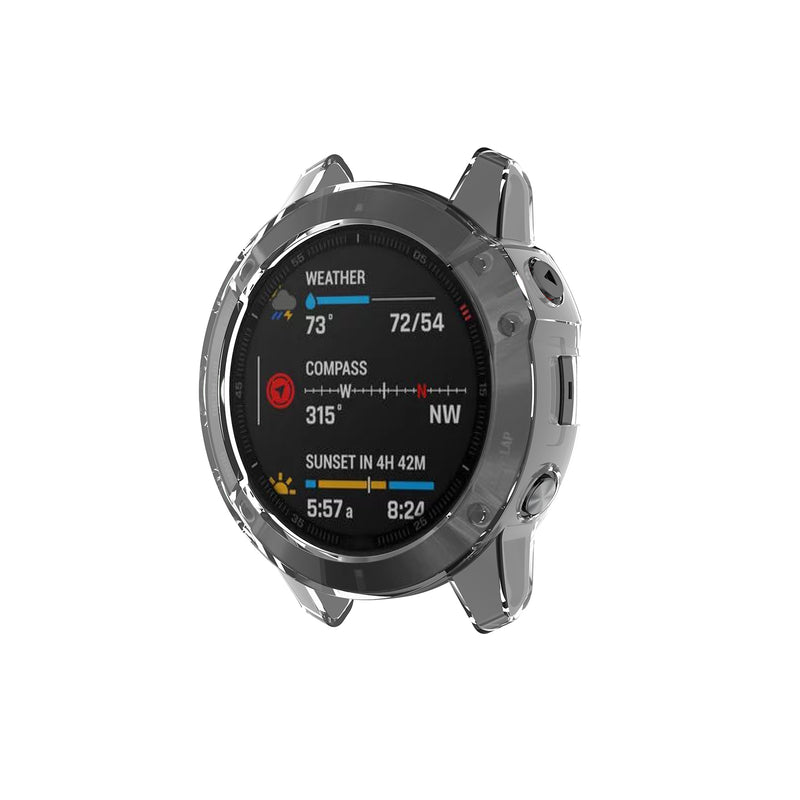 Bakeey TPU Transparent Watch Case Protector for Garmin fenix 6S Smart Watch