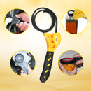 8 inch Rubber Adjustable Strap Car Truck Oil Filter Wrench Set Home Wrench Open Bottle Cap