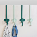 BIBI 2Pcs Door Back Hooks Nordic Style Multifunction Storage Hanger Bathroom Kitchen Organizer Home Clothes Towel Rack Holder from Xiaomi Youpin