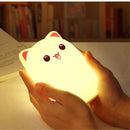 LED Small Night Light Sleeping Lamp Baby Room Rabbit Bear Light Kids Bed Lamps Remote Control