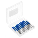 Drillpro 10pcs 3.175mm Shank 10 Degree 0.1/0.2/0.3mm Tip Tungsten Steel Engraving Bit CNC Tool