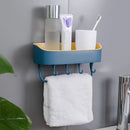 Multifunctional Free-Perforated Wall Hanging Large Space Storage Baskets with Removable Hook