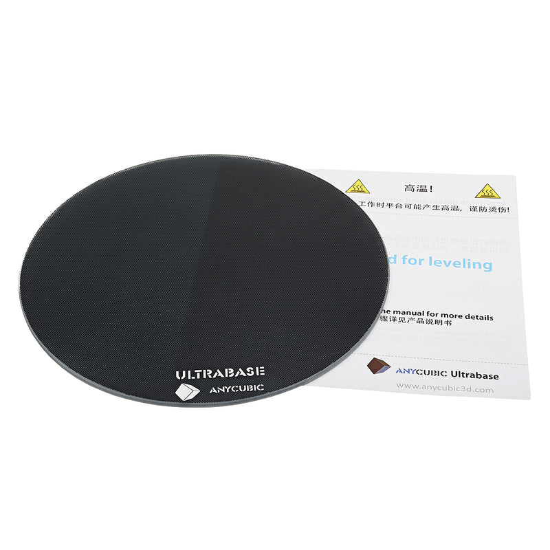 Anycubic 240mm*4mm Ultrabase Round Glass Build Plate Heated Bed Platform For 3D Printer
