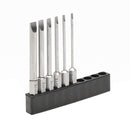 BROPPE 6Pcs 75mm Magnetic 2.0-6.0mm Flat Head Slotted Tip Screwdrivers Bits