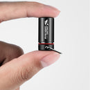 SMILING SHARK 2.5cm Length Q5 30M Portable Mini Flashlight LED LED Keychain Light Button Battery Flashlight