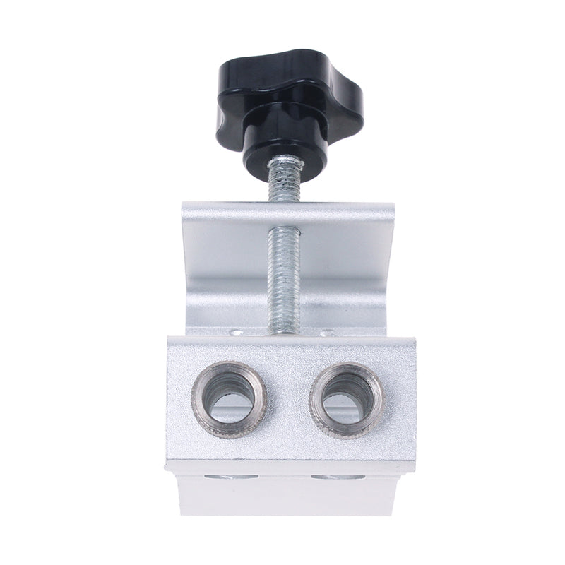 Aluminum Alloy Pocket Hole Jig Metal Drill Guide with Woodworking Clamp and 9.5mm Drill Bit Kit Pocket Screws