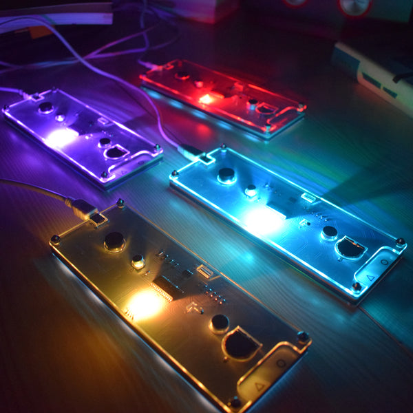 Geekcreit DIY 6 Digit LED Large Screen Two-Color Digital Tube Desktop Clock Kit Touch Control