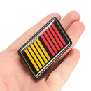 Double Color Front Grille Emblem Badge Ralliart For Lancer Evolution X K