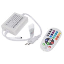 Wireless AC220V RGB 24 Key IR Remote Controller For SMD5050 LED Strips