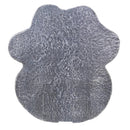 Memorial Tombstone Keepsake Gravestone Tomb Dog Cat Paw Footprint Shape Funeral Stone w/ Photo Slot Sympathy Poem for Pets Decorations