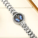 STRYVE T1018 Luxury Crystal Case Full Steel Women Watch Ladies Dress Quartz Watch