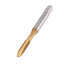 Drillpro M3-M12 Machine Screw Plug Tap Drill Steel Titanium Coated Straight Flute Hand Tap