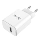 HOCO C61A 2.1A EU Plug Smart USB Charger for Samsung Xiaomi for iPhone Huawei
