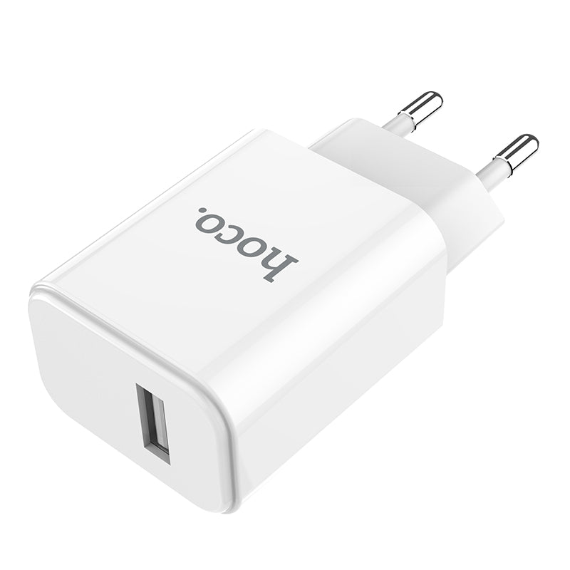 HOCO C61A 2.1A EU Plug Smart USB Charger for Samsung Xiaomi for iPhone Huawei