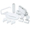 10PCS Bathroom Hook Sets 3M Tape Mop Holder Clip Rack Soap Dishes Toothbrush