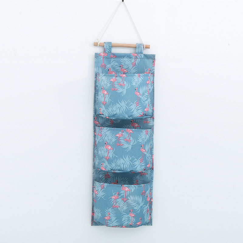Fancy Oxford Cloth Storage Bag Door Hanging Multi-Layer Storage Bag