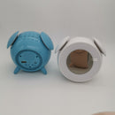 LD908 LED Wake Light Clock Ambient Light Rechargable Alarm Clock with Sunset Mode Digital 12/24 Hour Display