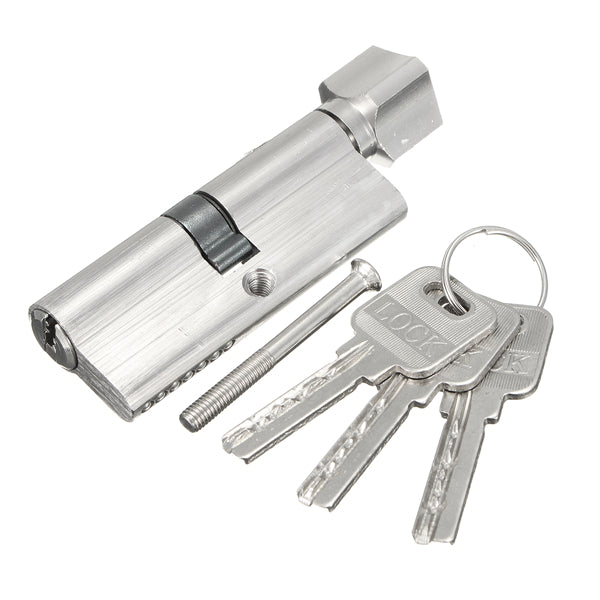 Aluminum Home Safety Lock Cylinder Door Cabinet Lock With 3 Keys
