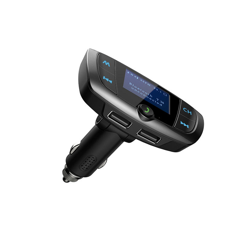 Bakeey T38 Large Screen bluetooth MP3 Player FM Transmitter Fast Charging Car Charger For iPhone 8Plus XS 11 Pro Huawei P30 Pro Mate 30 5G