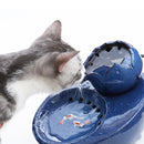 Ceramic Pet Cat Supplies Waterer Dispenser Automatic Pet Water Feeder