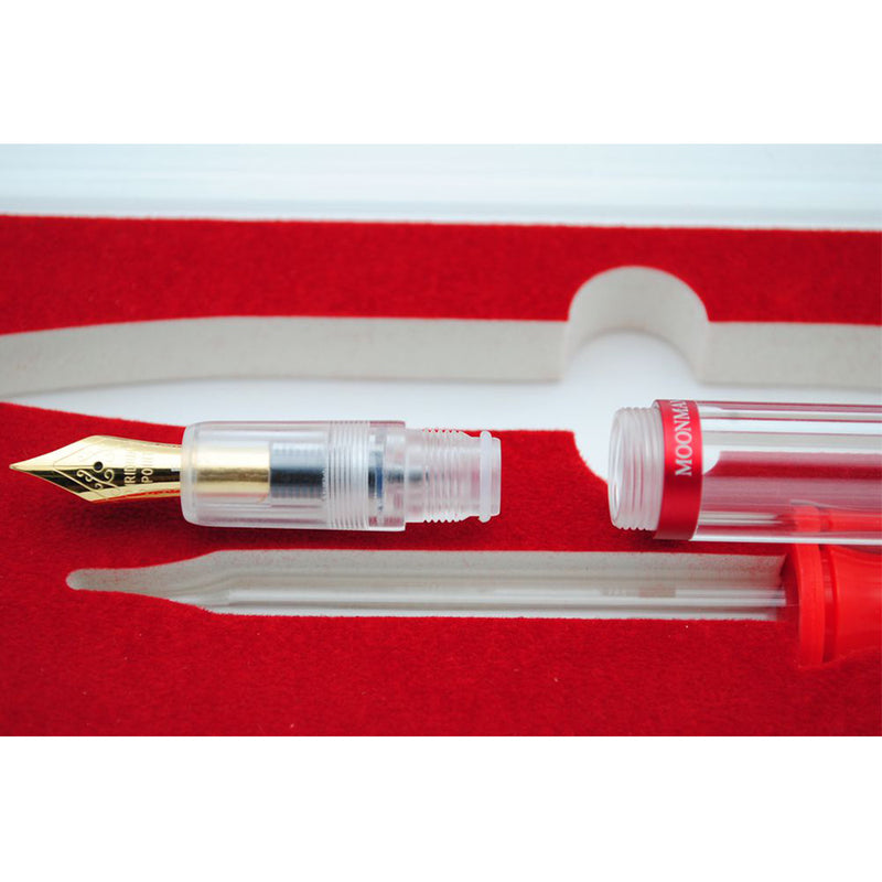 Moonman M2 Fountain Pen Eye Dropper Large Ink Capacity Eye dropper Filling Pen Ink Pens with Box Gift for Students Friends Family