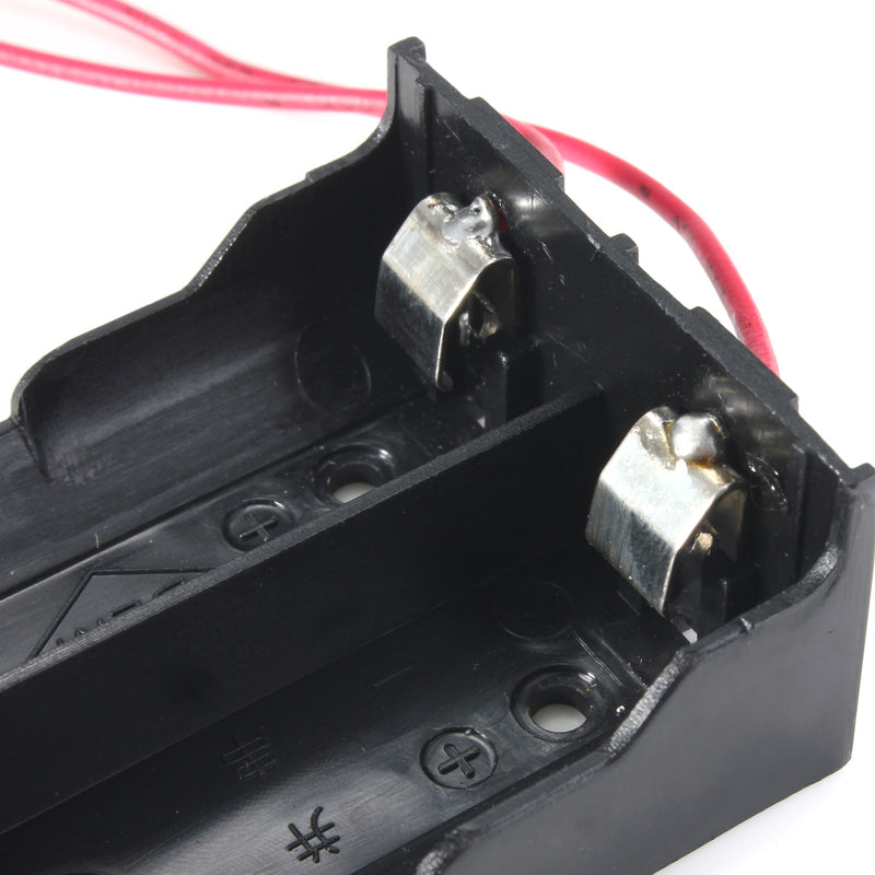2 x 3.7V 18650 Battery Holder Box Container With Wire Leads