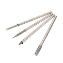 30PCS Diamond Burrs Grits Rotary Tool Drill Bit Manicure Pedicure Grinding Accessories Kit Nail Art Polish