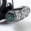 XANES 1800LM HeadLamp 18650 Battery 4 Modes DC Direct Charge Waterproof Outdoor Camping Hiking Motorcycle E-bike Bike Bicycle Cycling Fishing Light Xiaomi