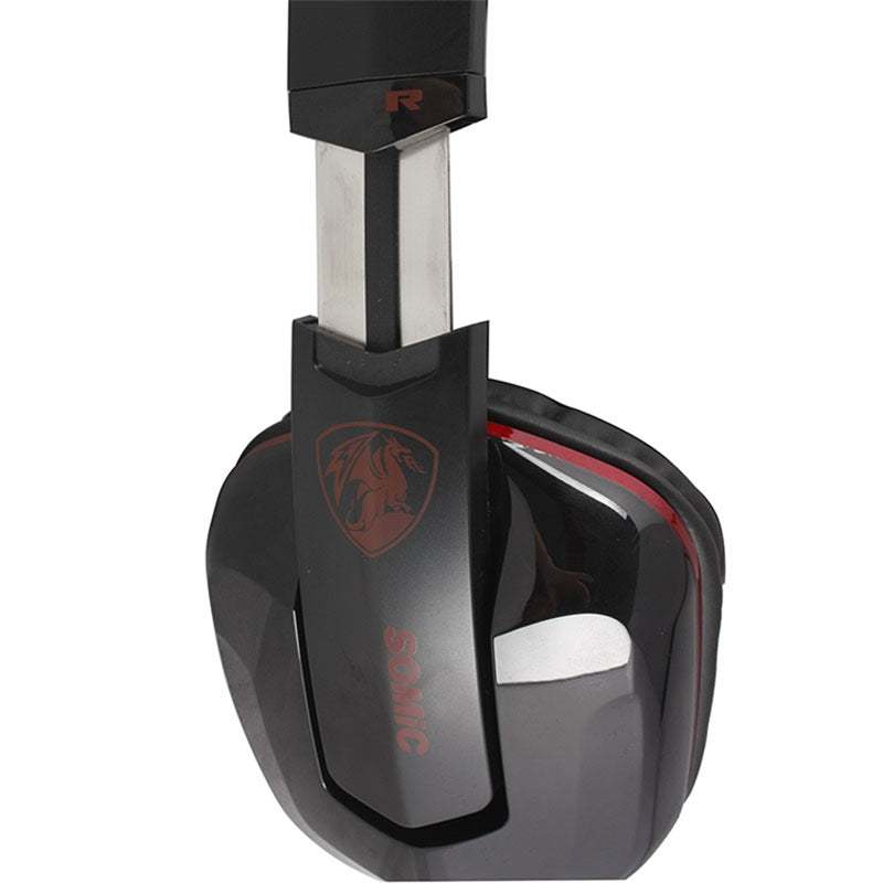 SOMiC G909 Vibration Virtual 7.1 Surround USB Gaming Headphone Headset With Microphone for PS4 XBOX