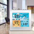 Bakeey Weather Station Daily Clock Low battery Alarm Thermometer Hygrometer Outdoor Indoor Temperature Humidity Sensor
