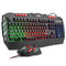 Rii RK900+ 104 key RGB LED Backlight Wired Mixed Gaming Keyboard and Mouse Combo for PC Laptop