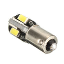 2pcs 12V Ba9s 2W 100LM 6000K T4W White 6 SMD LED Dashboard License Wide Light Lamp Motorcycle Car
