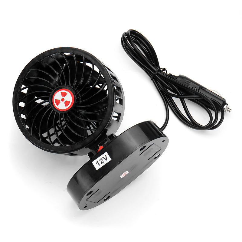 12V 30W Mini Portable Car Fan Cooling Air Fan Silent Cooler Fan