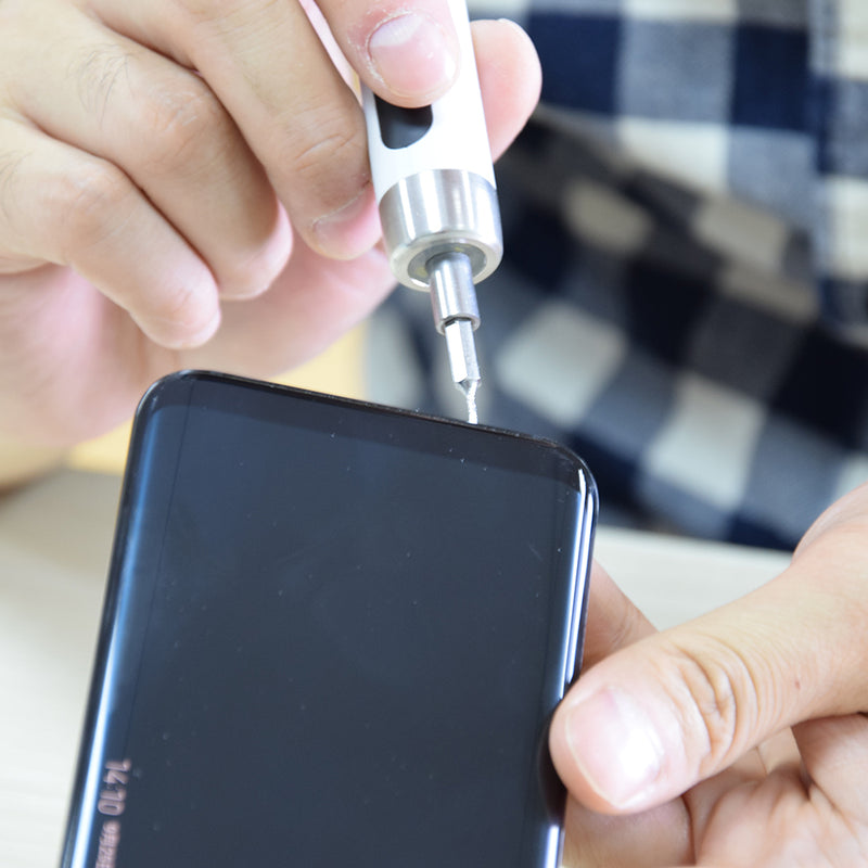 Tonfon 4V Cordless Precission Electric Screwdriver Magnectic Screw Bits USB Multi-used Screw Driver DIY Electronics Repair Tool