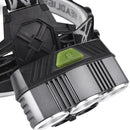 XANES 2309-A Bicycle Headlight 6 Switch Modes T6 + 2 x LTS White Light Outdoor Sports HeadLamp