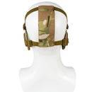 Steel Wire Mask Outdoor Hunting Breathable Tactical Mesh Half Face Protective Mask Earmuffs Version