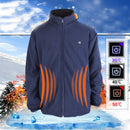 USB Charging Electric Heating Down Jacket Intelligent Plus Velet Winter Warmth Heating Clothes