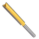 Drillpro 1/4 Inch Shank Extra Long Straight Router Bit Trimming Blade