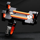 BH01 AL6061-T6 Bicycle Phone Holder Bracket for Phone GPS Device Up To 6.5 Inch Non-slip Shock