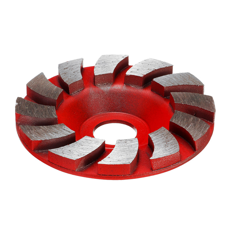90mm Segment Diamond Grinding Wheel Disc Concrete Masonry Stone Marble Sanding Wheel Red