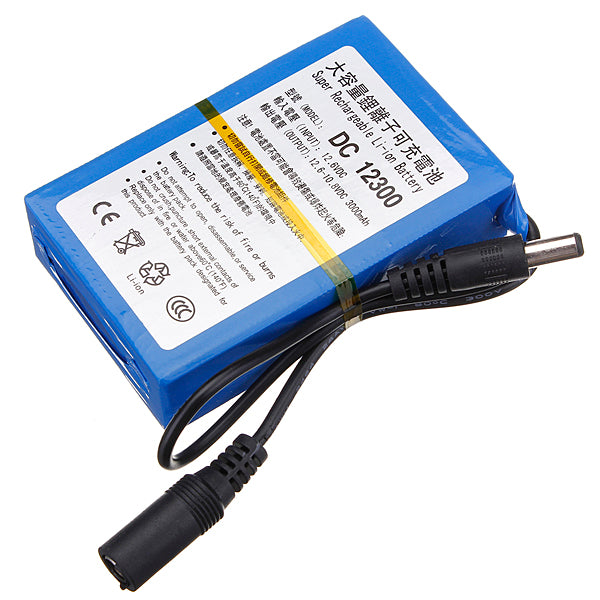 11.1V Lithium-ion 3000mAh Super Rechargeable Battery Pack with 2368-EU AC/DC Charger