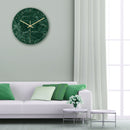 Loskii CC008 Creative Marble Pattern Wall Clock Mute Wall Clock Quartz Wall Clock For Home Office Decorations