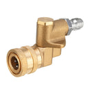 High Pressure Washer Spray Nozzle Variety Degrees 1/4 Inch Adjustable Quick Connect