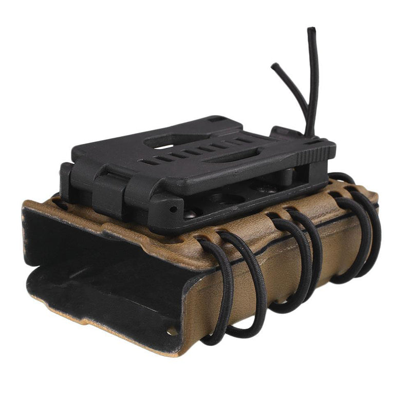 Hunting Tactical 5.56 223 Magazine Pouch Holster Mag Carrier Case Adjustable Fits 2" Width Duty Belt